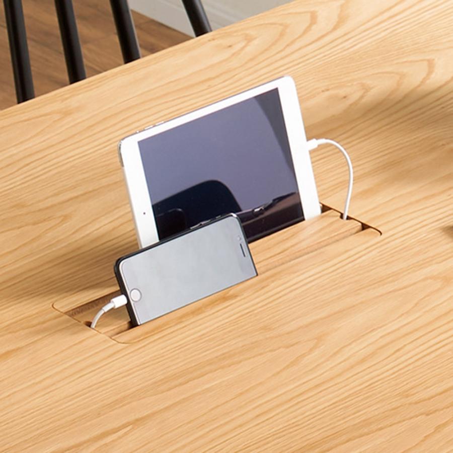カフェテーブル 家電やモバイルが使いやすいダイニングテーブル 幅90cm 526301 【インダストリアルデザイン】