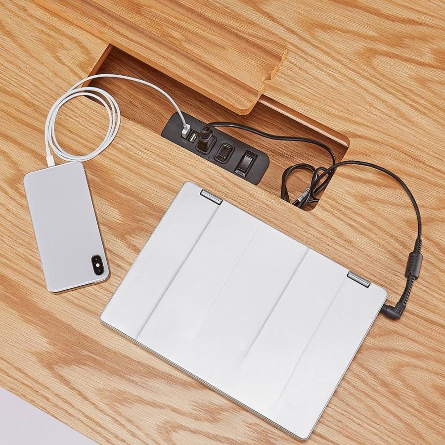 カフェテーブル 家電やモバイルが使いやすいダイニングテーブル 幅90cm 526301 【インダストリアルデザイン】