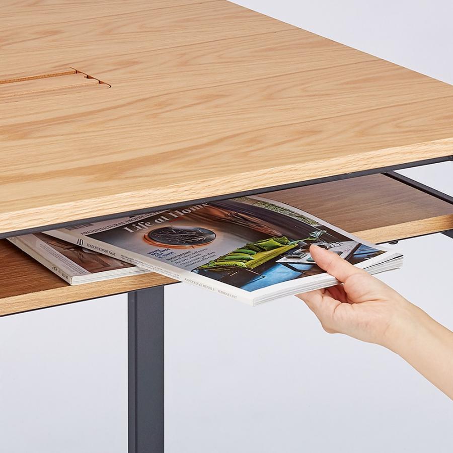 カフェテーブル 家電やモバイルが使いやすいダイニングテーブル 幅90cm 526301 【インダストリアルデザイン】