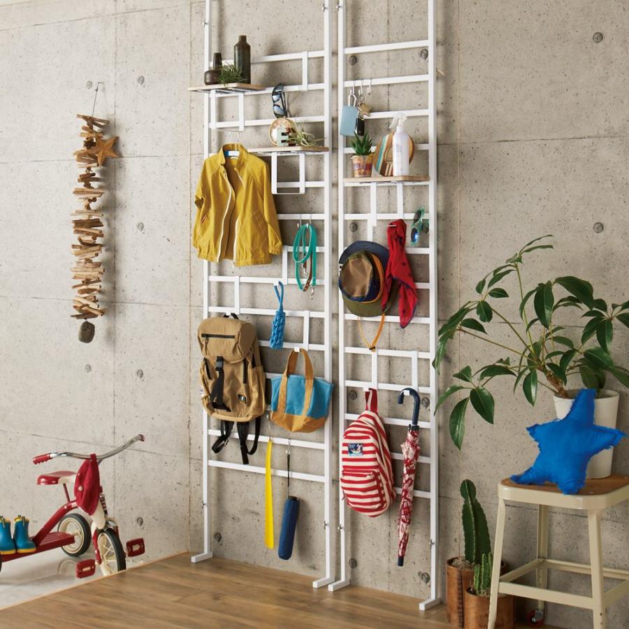 dinos（ディノス） ブルックリン風 突っ張りブティックハンガー 幅65cm