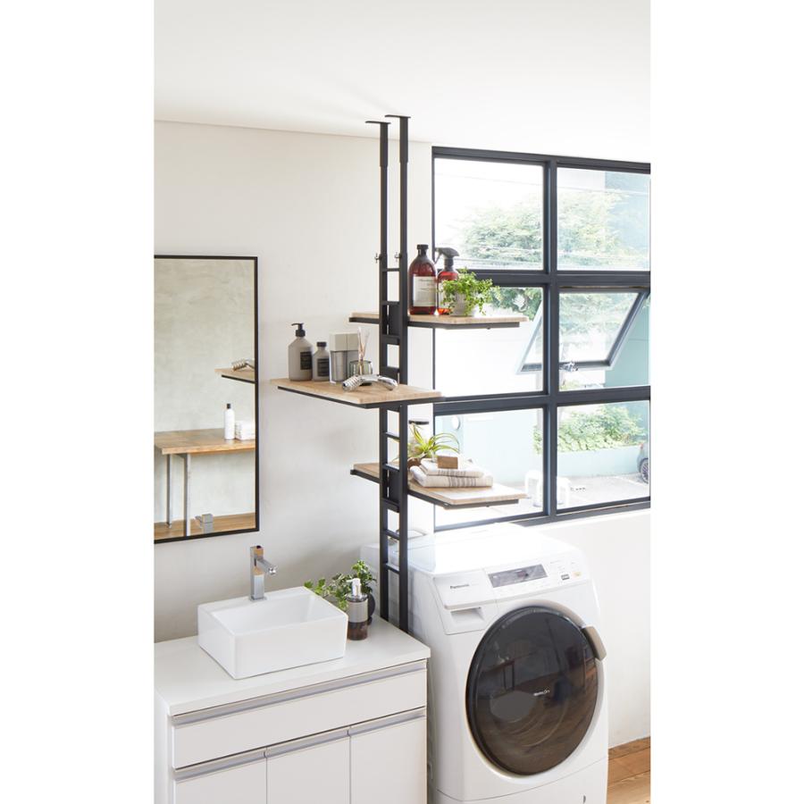 ランドリーラック　ディノス スタイリッシュランドリーラック 棚1段・バスケット4個「訳あり・外装