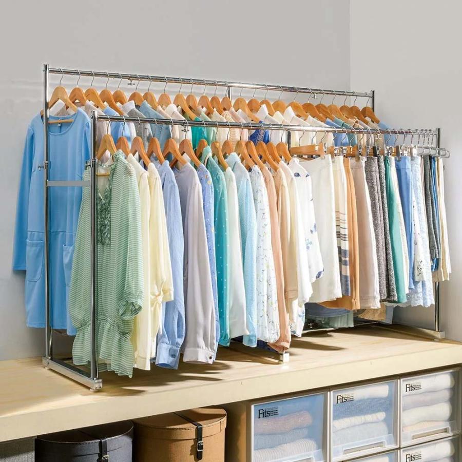 dinos ディノス 幅と高さが伸縮する 頑丈ハンガー dinos（ディノス） 幅と高さが伸縮する 押し入れ頑丈ハンガー 一間用