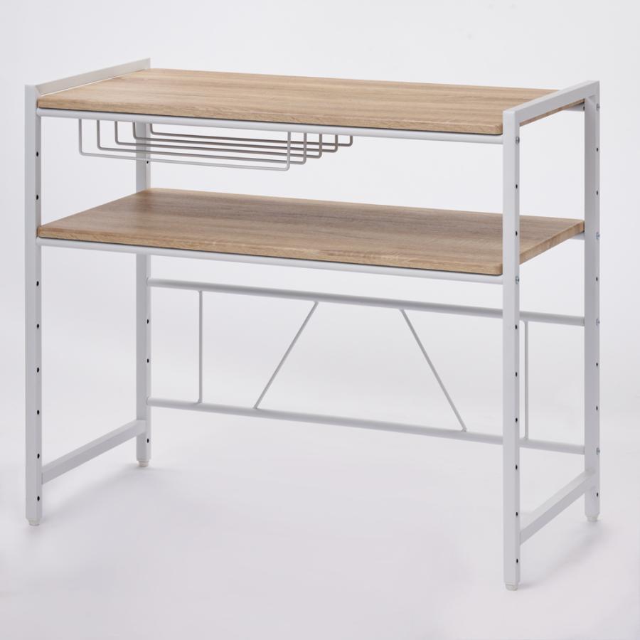 dinos（ディノス） ブルックリン風レンジラック 2段 幅84.5cm キッチン