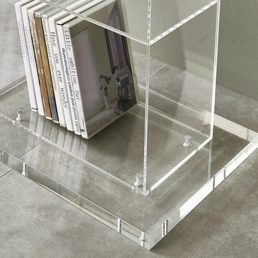 dinos（ディノス） ≪DVDタワー ワイド・幅41.5cm≫クリアアクリル