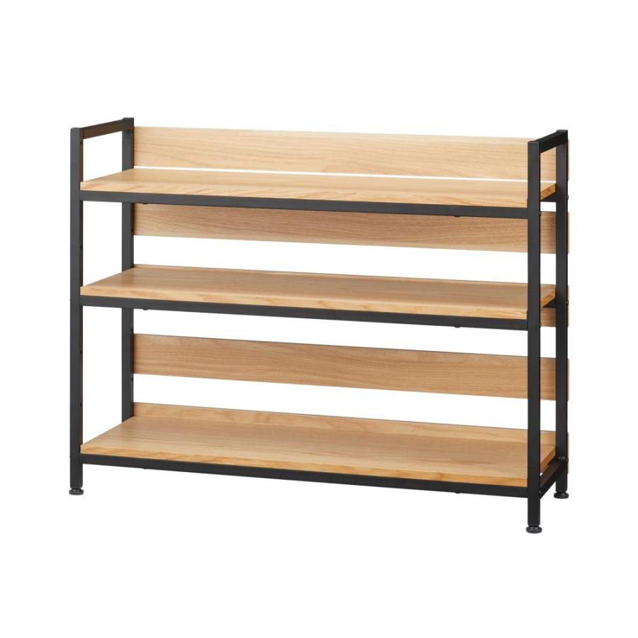 dinos（ディノス） オーク棚板ディスプレイシェルフ 幅91cm高さ70cm