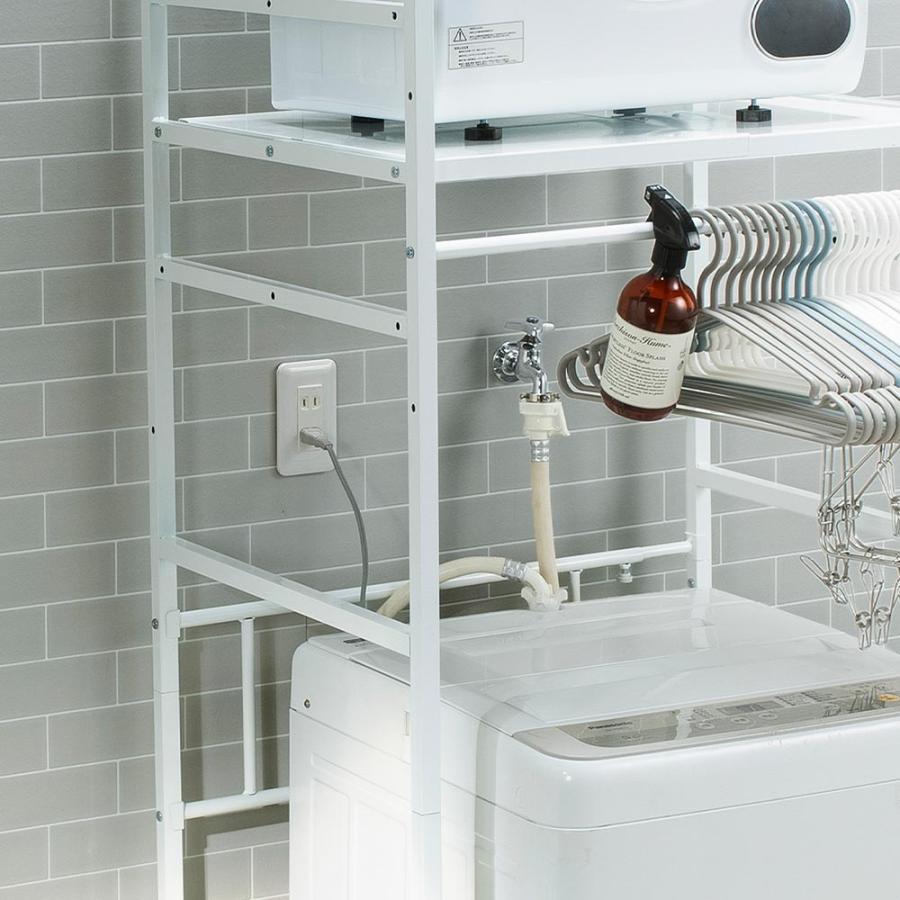 dinos（ディノス） 洗濯物が干せて乾燥機も置ける 頑丈で揺れにくい