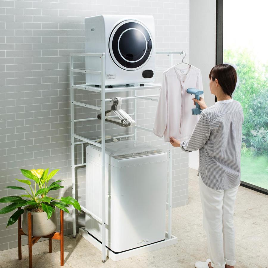 dinos（ディノス） 洗濯物が干せて乾燥機も置ける 頑丈で揺れにくい