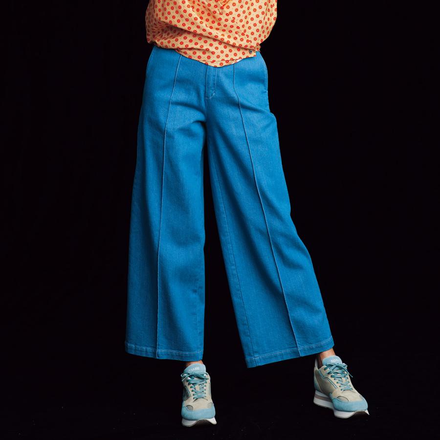 ファッション パンツ ブーツカット ワイドパンツ 股下丈58cm ジャパンデニム ワイドパンツ ディノス Paypayモール店 通販 Paypayモール
