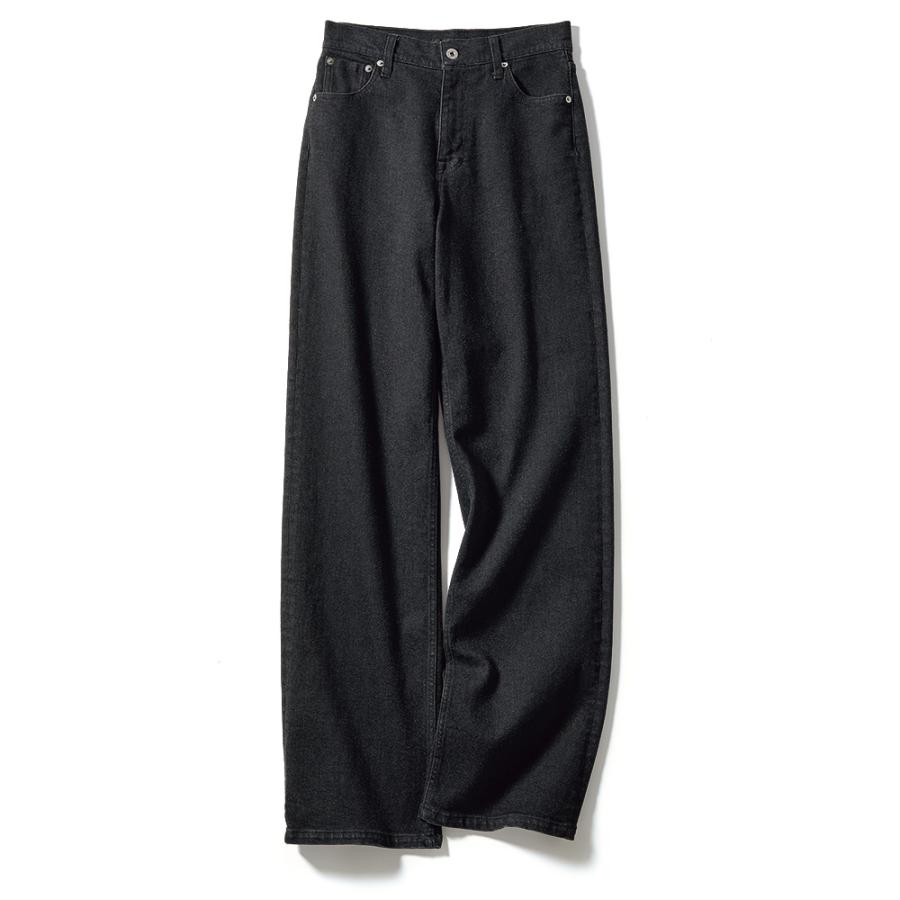 ≪股下丈68cm≫ ウォッシュ加工 ストレート デニムパンツ パンツ ジーンズ デニムパンツ 166302_1