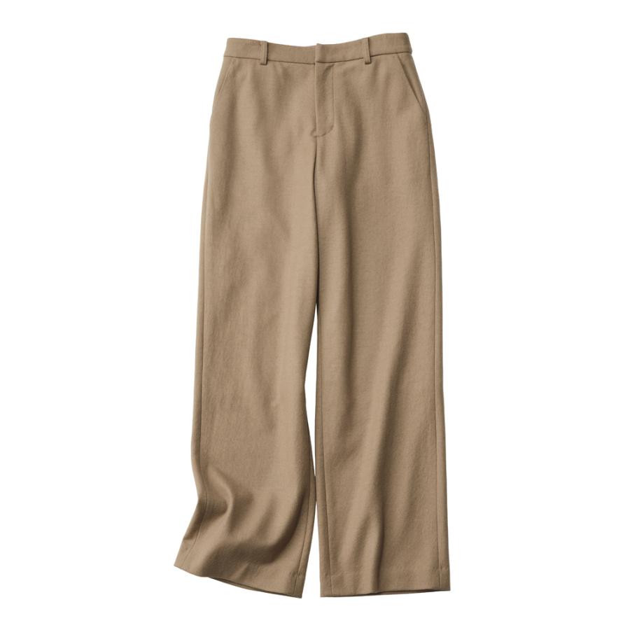 dinos（ディノス） ≪股下丈72cm≫ 強圧縮ウールジャージー セミワイド