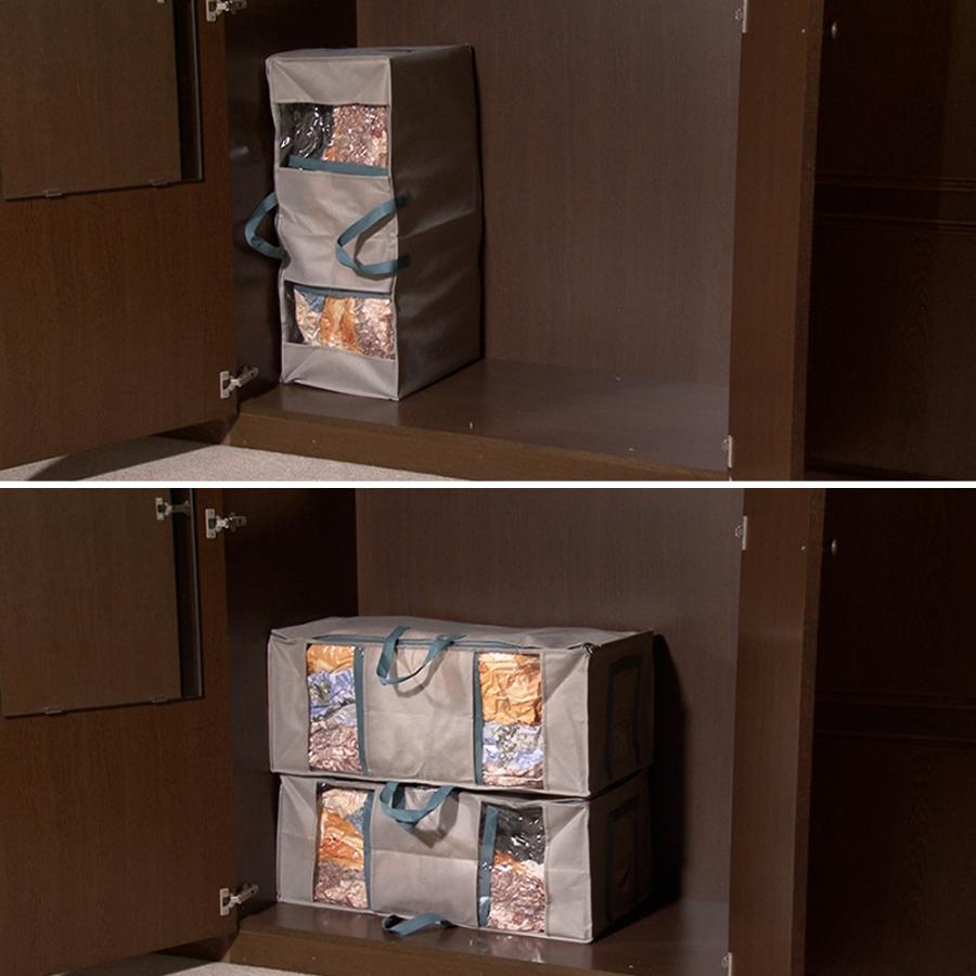 空ママ【未使用品】圧縮ボックス　布団収納　スピードキューブDX 4つセット dショッピング |圧縮ボックス スピードキューブDX 4個セット