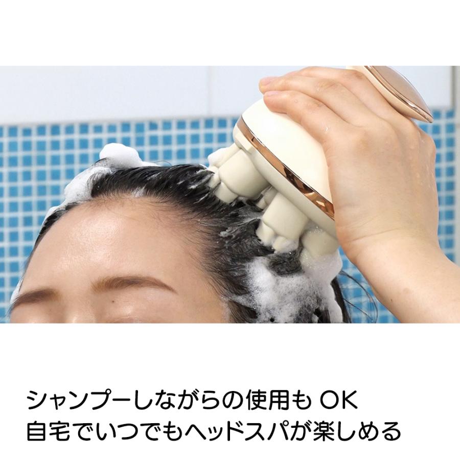 CREAGE（クリアージュ） 頭皮ブラシ 電動 ヘッドスパ 頭皮マッサージ