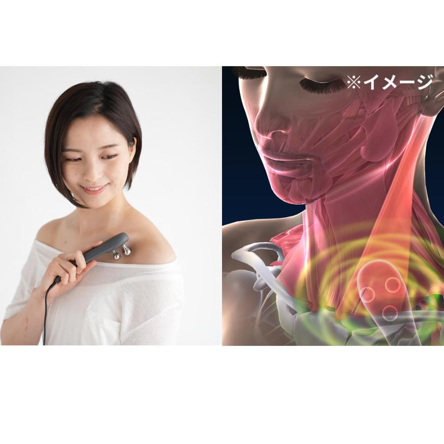 伊藤超短波 シェイプビート プレミアム ems 頭皮 顔 胸 お腹 太もも 首