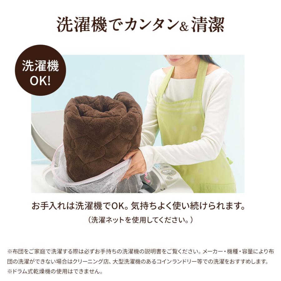 dinos（ディノス） 敷きパッド セット 厚手 極厚 静電気防止 あったか