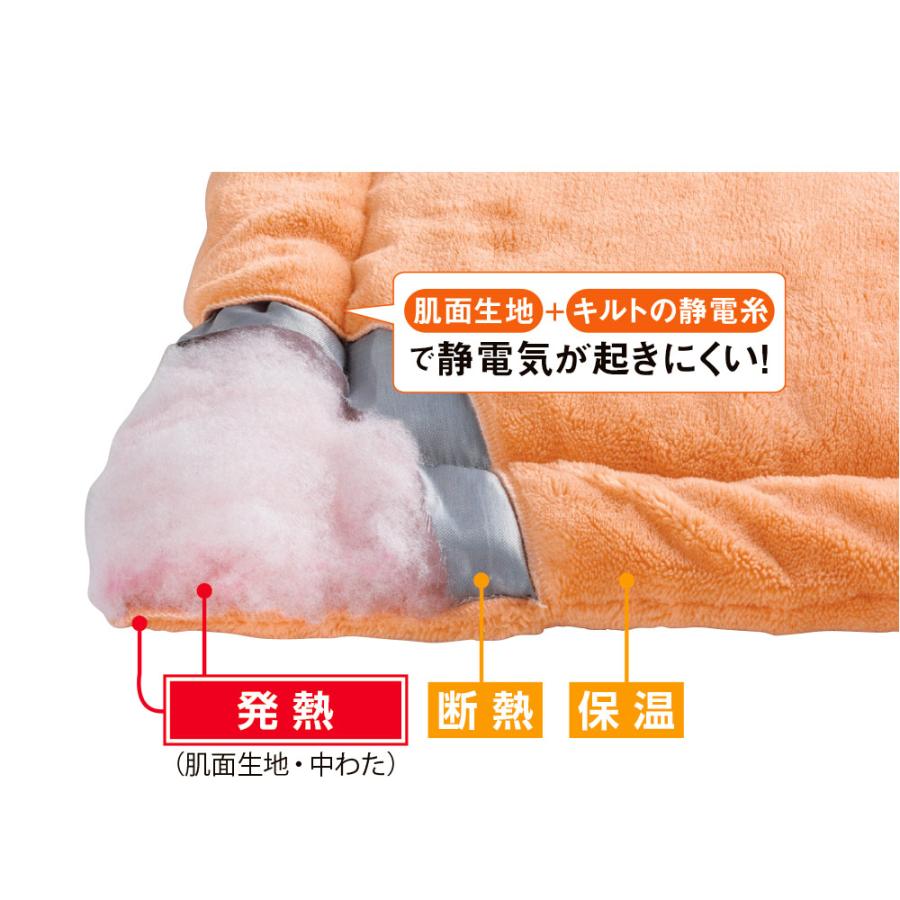 ディノス　ヒートループ　掛敷セットs ディノス限定販売】ヒートループ（R）ハイパー お得な掛け毛布+