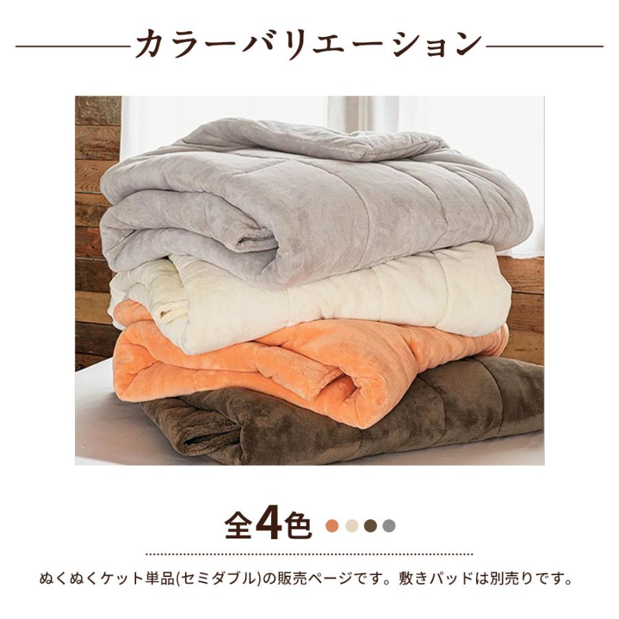 dinos（ディノス） 毛布 セミ 厚手 極厚 掛け布団 冬 暖かい 静電気