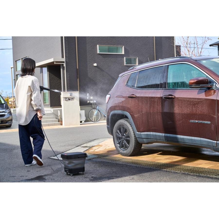 高圧洗浄機 コードレス 折り畳み式 コンパクト12Lバケツ Type-C充電 高圧洗浄機 コードレス 折り畳み式 コンパクト12LバケツType-C充電