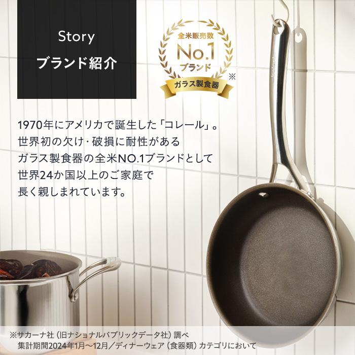 【新品未使用】 CORELLE コレール フライパン 26cm ・フタ付き 楽天市場】コレール CORELLE フライパン 26cm ガラス蓋 / IH対応 ガス