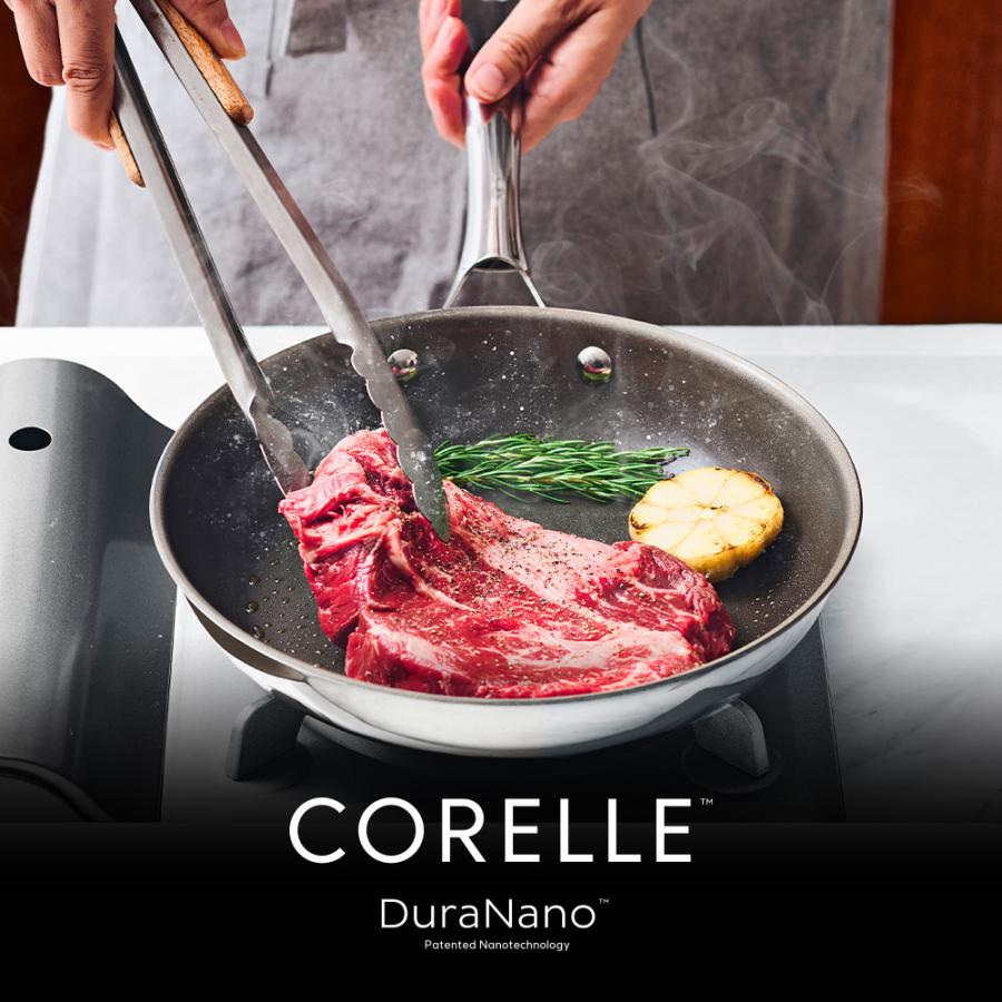 コレール フライパン 26cm 長持ち 焦げ付きにくい ステンレス アルミ 3