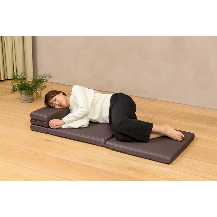 西川 ごろ寝マット スイート ごろ寝 布団 マット 折りたたみ 高