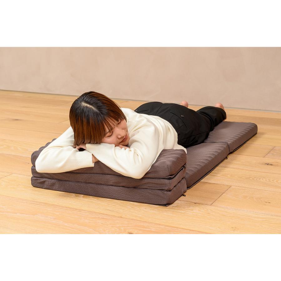 nishikawa ごろ寝マット スイート シングル ブラウン 西川（nishikawa） ごろ寝マット スイート ごろ寝 布団 マット