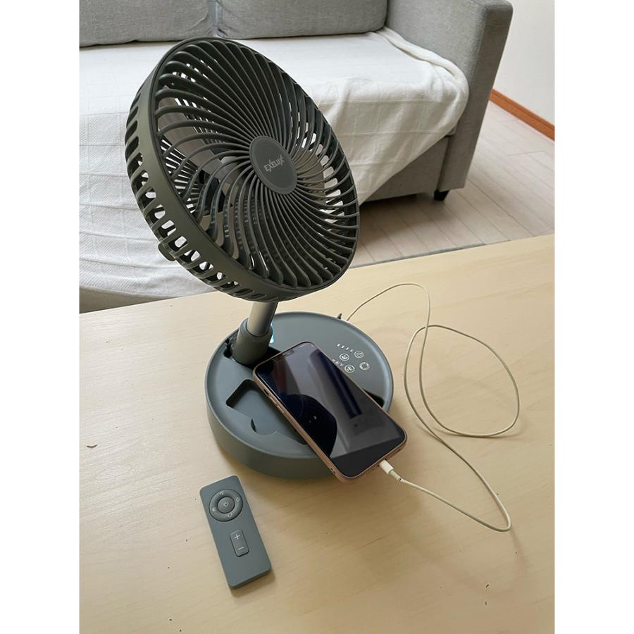 dinos（ディノス） アウトドア 停電 防災 普段使い 節電 静か 首振り