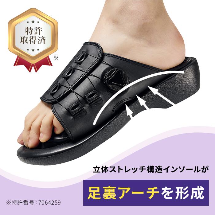 dinos（ディノス） サンダル アーチサポート 足裏 レディース 外履き