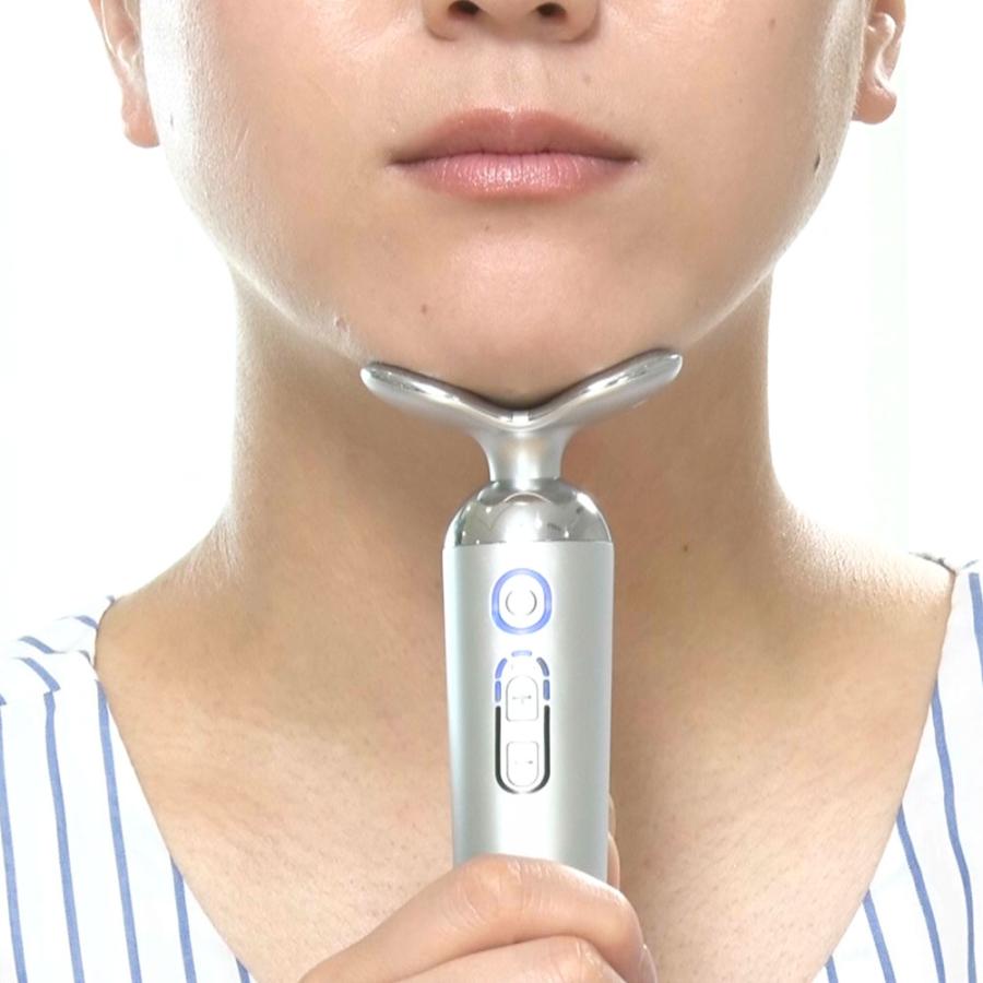 Styly Face 美顔器 シルバー 充電器付き dinos（ディノス） スタイリーフェイス 美容 美顔器 EMS フェイス