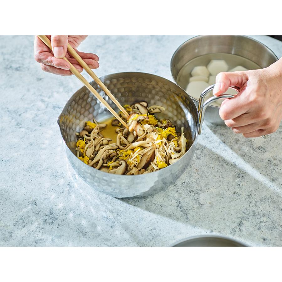 dinos（ディノス） ステンレス 16cm 18cm ガスih対応 落とし蓋付き