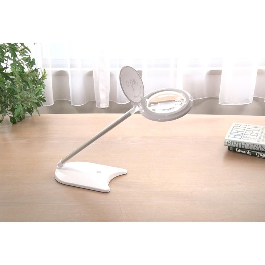 dinos（ディノス） 拡大鏡付き ライト 拡大鏡 ライト付き スタンド