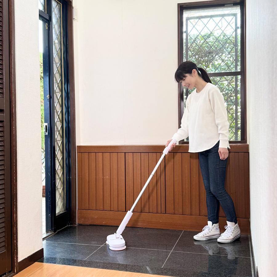 【防水設計（IPX5）】コードレス回転モップクリーナーNeo+Brisa 特別セット 家電 掃除機 クリーナー AR2826 dinos（ディノス） 【防水設計（IPX5）】コードレス回転モップ