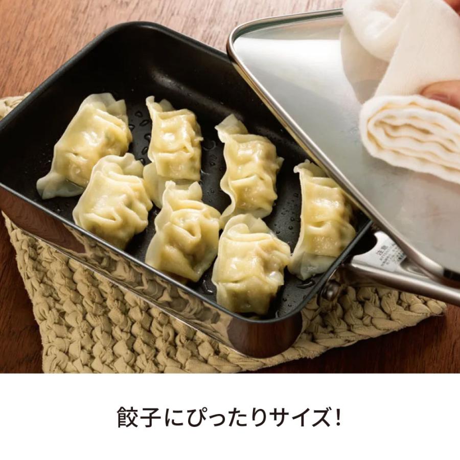 dinos（ディノス） エッグパン ふた付き 卵焼き器 くっつかない 洗い