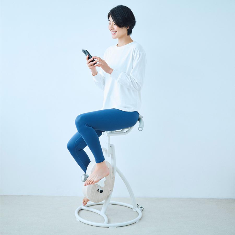 フィットネスバイク エアロバイク コアバイク 静音 家庭用 体幹トレーニング ミニ 【最新モデル】BEAXIS/ビーアクシス バランスコアライド｜送料無料 BL0979 | dinos | 04