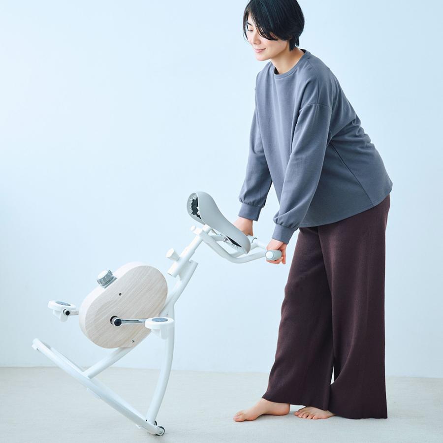 フィットネスバイク エアロバイク コアバイク 静音 家庭用 体幹トレーニング ミニ 【最新モデル】BEAXIS/ビーアクシス バランスコアライド｜送料無料 BL0979 | dinos | 09