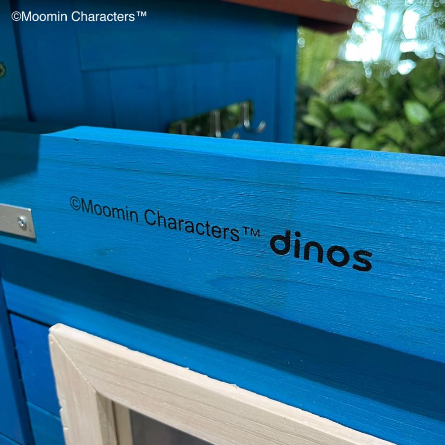dinos（ディノス） ムーミンやしき 木製収納庫 物置 ECC185 : ディノス