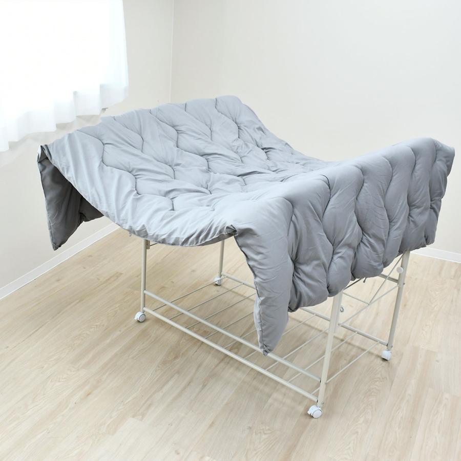 衣類収納 押入収納 クローゼット収納 すのこ 布団収納 頑丈ハンガーラック 押入れ収納 スチール 布団も干せる布団収納ワゴン幅１１１ LM0263 