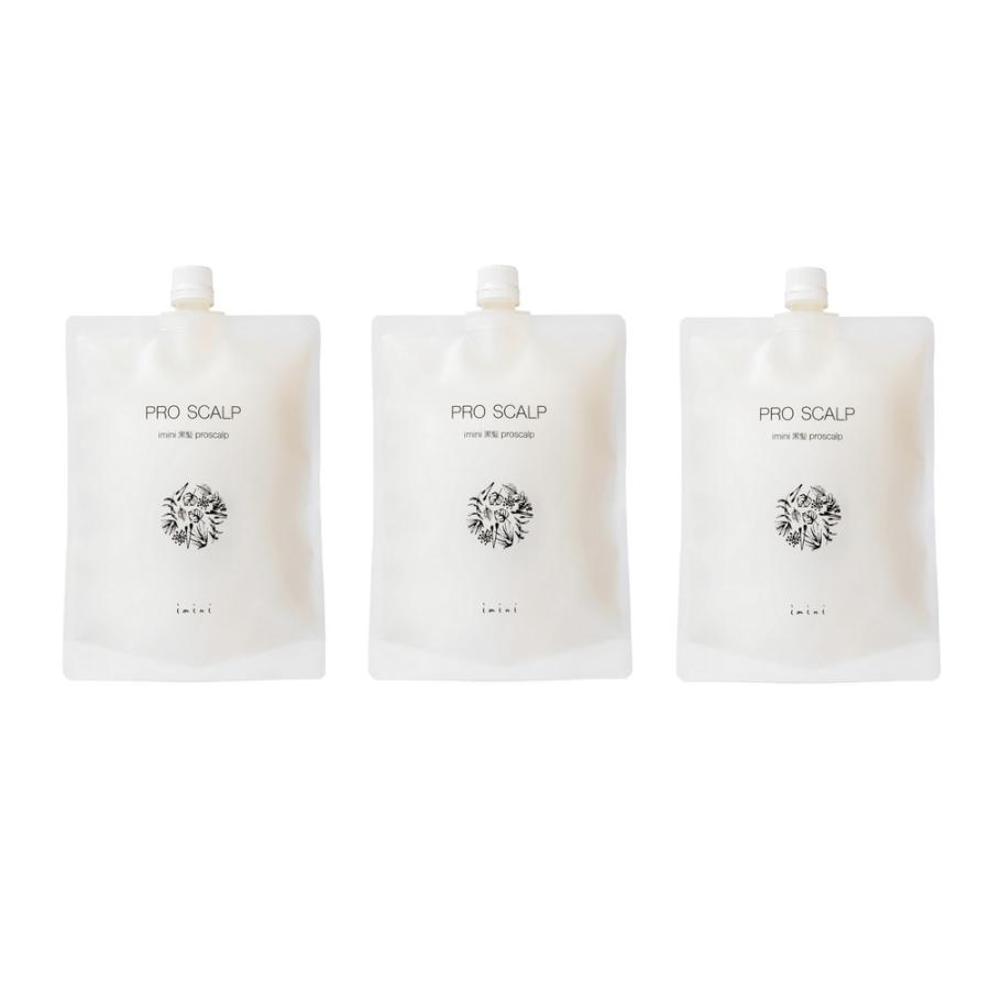 imini/イミニ プロスカルプ（オールインワンシャンプー） 詰替用（360ml）のお得な3個セット ヘアケア M72308 dinos（ディノス） imini/イミニ プロスカルプ（オールインワン