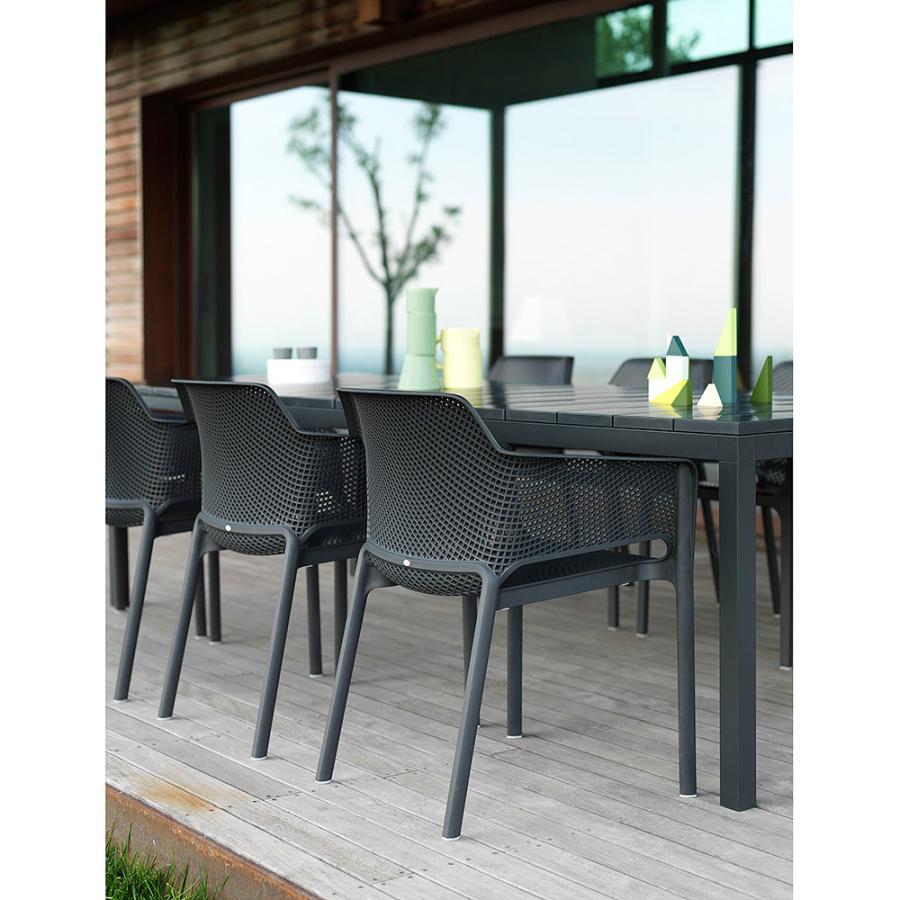dinos（ディノス） NARDI/ナルディ スクエアテーブル＆ネットチェア 3