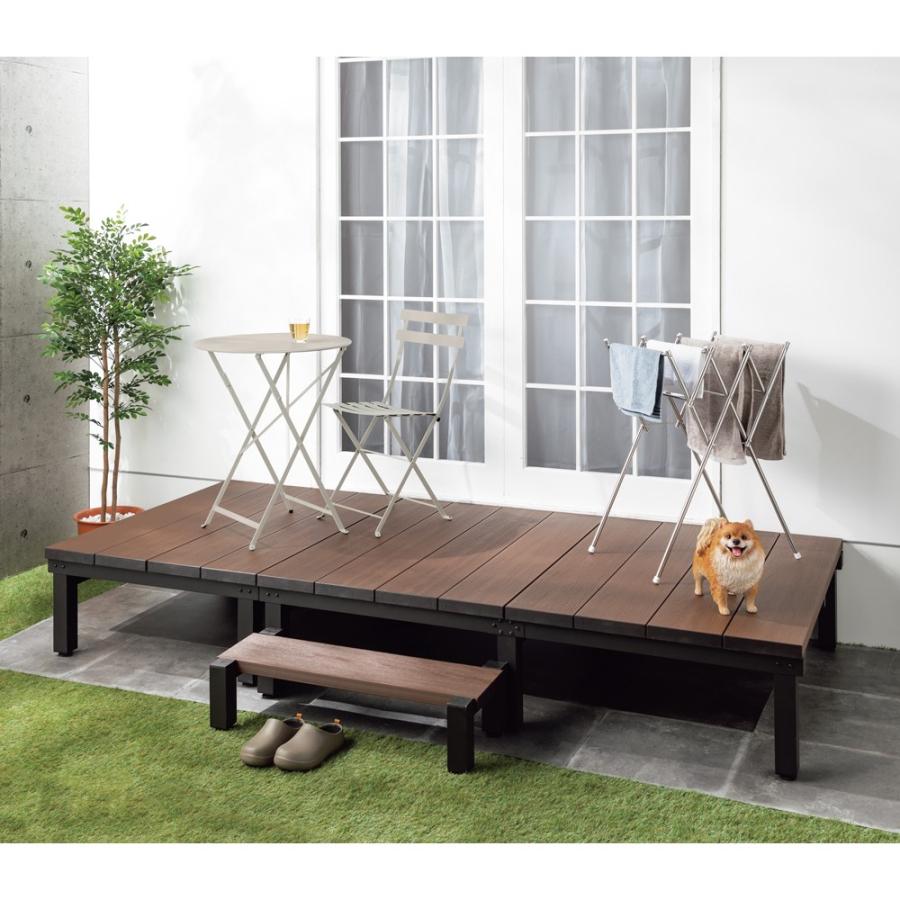 dinos（ディノス） 奥行120が便利！ 人工木デッキ 270×120セット