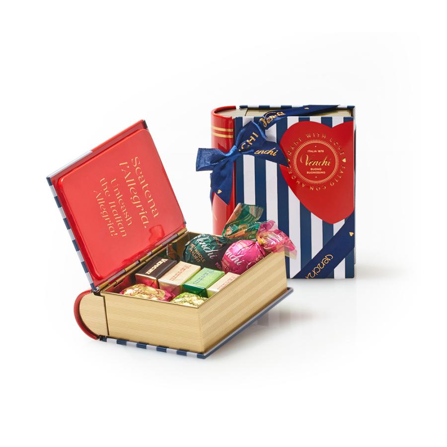 dinos（ディノス） イタリア「Venchi/ヴェンキ」ミニブック缶 アソート