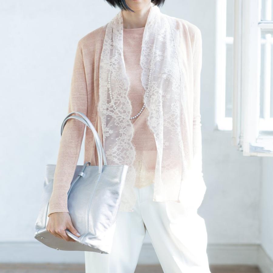 カットソー セール レディース イタリア糸リネン フランスレース使い ノースリーブプルオーバー 秋 Pc5378 ディノス Paypayモール店 通販 Paypayモール