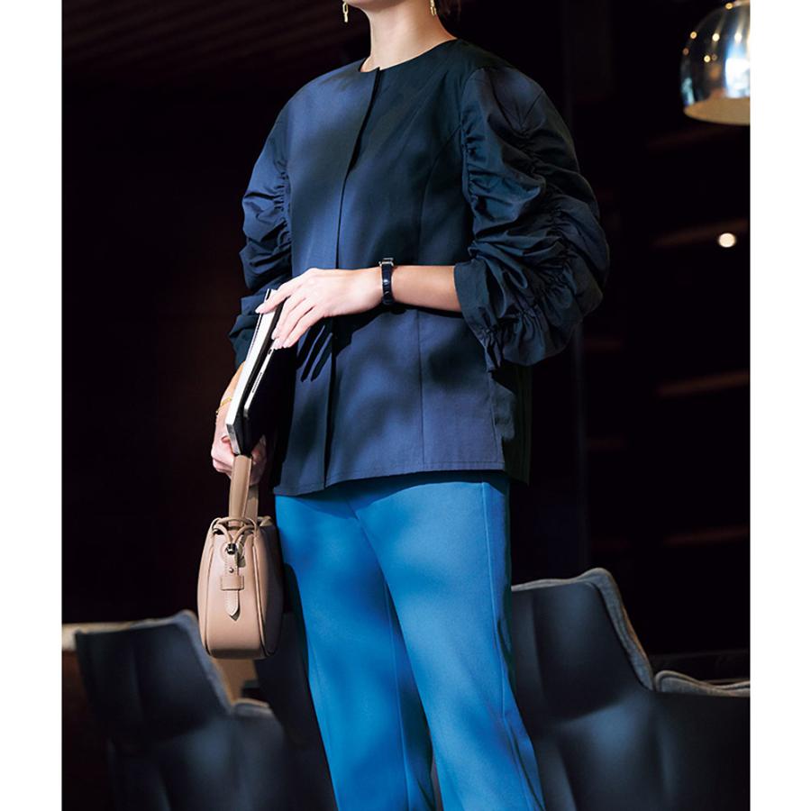 接触冷感 ボリュームスリーブ ブラウス ファッション シャツ ブラウス PC5425 接触冷感 ボリュームスリーブ ブラウス ファッション シャツ ブラウス