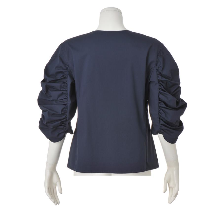 接触冷感 ボリュームスリーブ ブラウス ファッション シャツ ブラウス