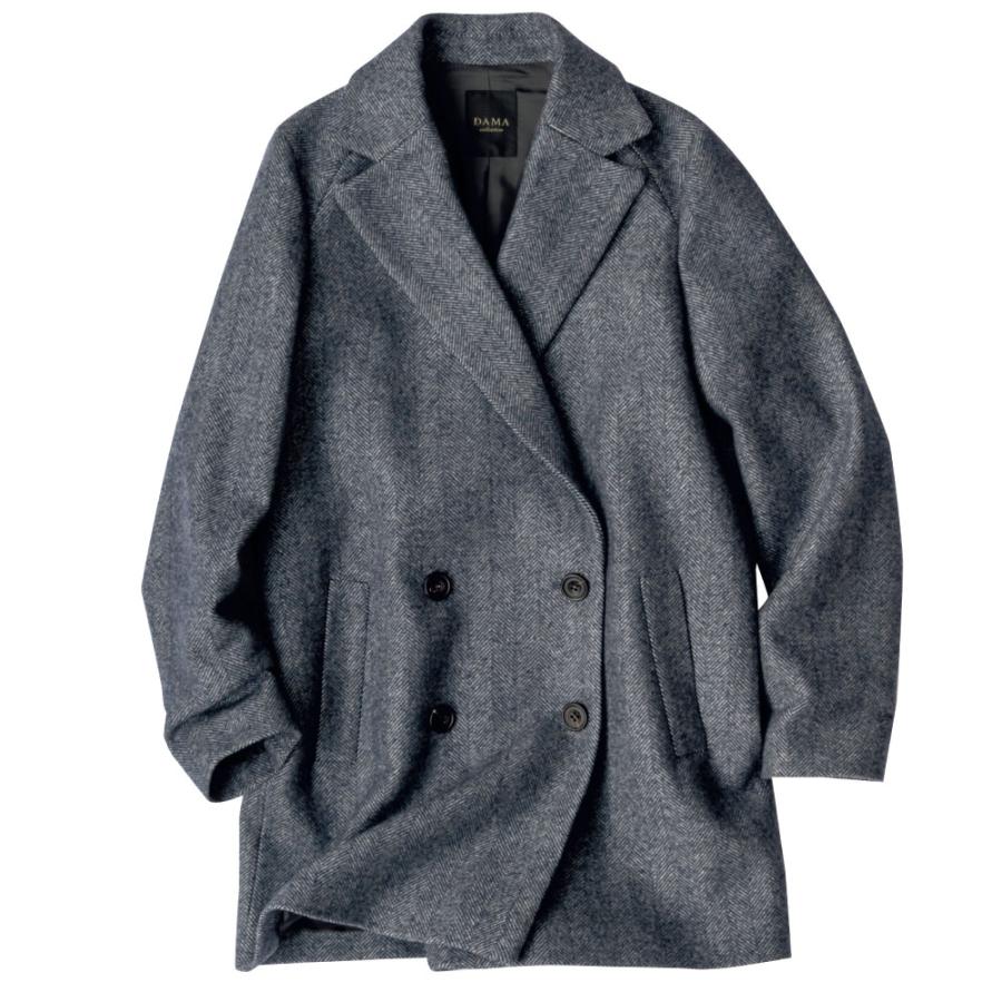 極上カシミヤ混 LARDINI ヘリンボーン ブートニエール アンコンジャケット 極上カシミヤ混 LARDINI ヘリンボーン ブートニエール アンコン