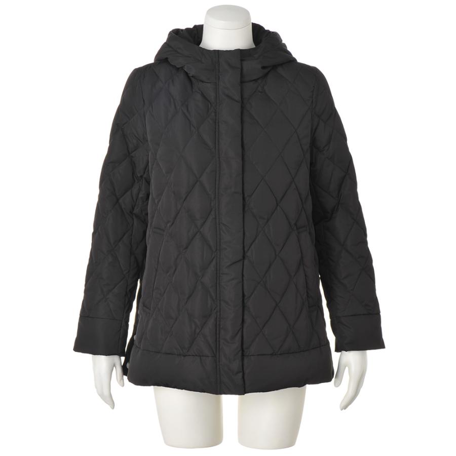 dinos（ディノス） テントライン フーテッド ダウンコート コート