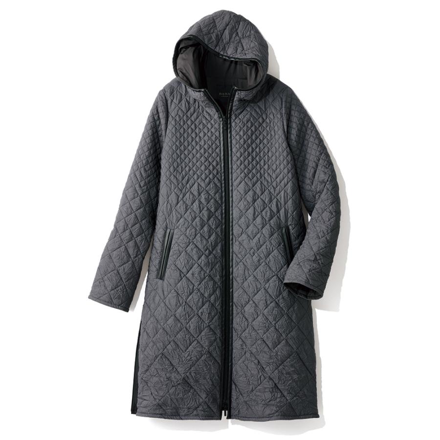 dinos（ディノス） イタリア素材 グラデーションキルトコート