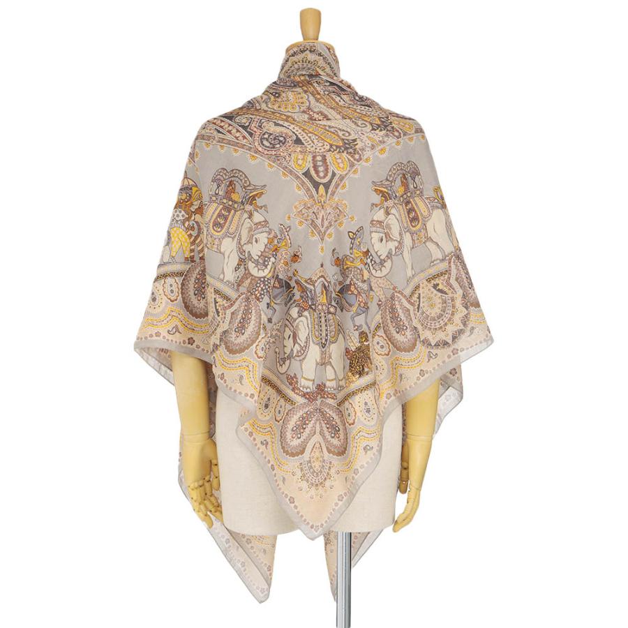 dinos（ディノス） ビンダ社 カシミヤウールシルク スカーフ バッグ 靴