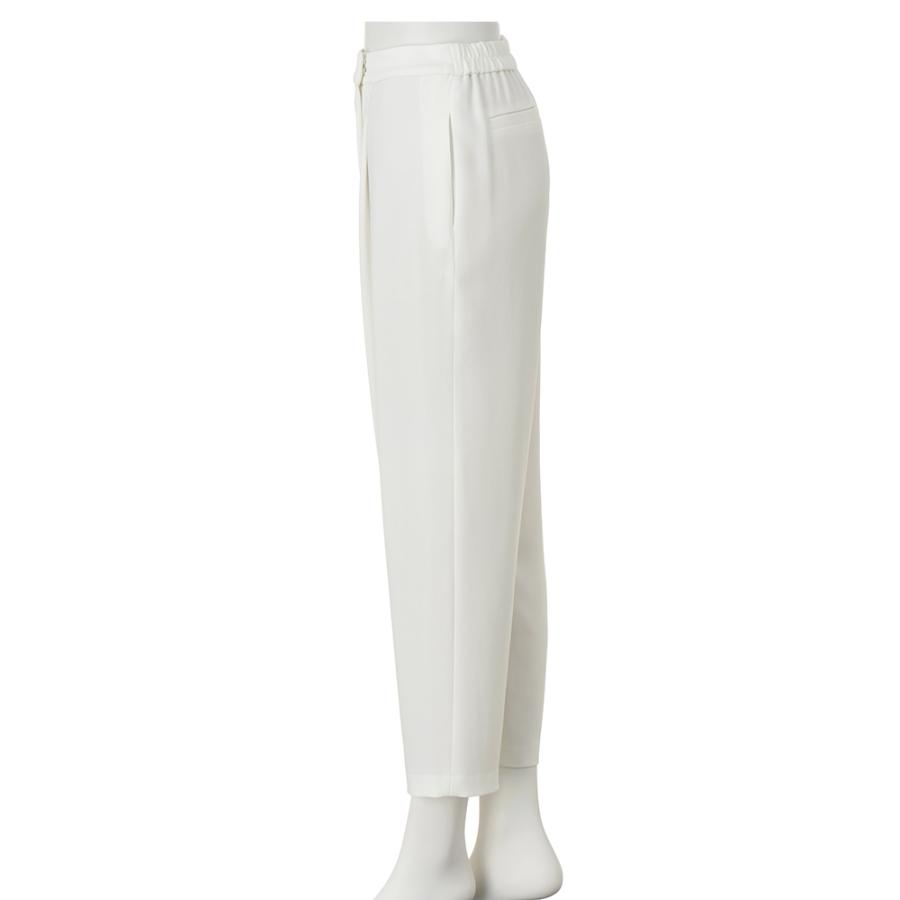 アセテート混 バックサテンジョーゼット アシンメトリー パンツ パンツ