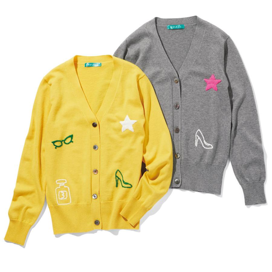 カーディガン セール レディース コットンカシミヤ ハンド刺しゅうカーディガン 春 Pc9281 ディノス Paypayモール店 通販 Paypayモール