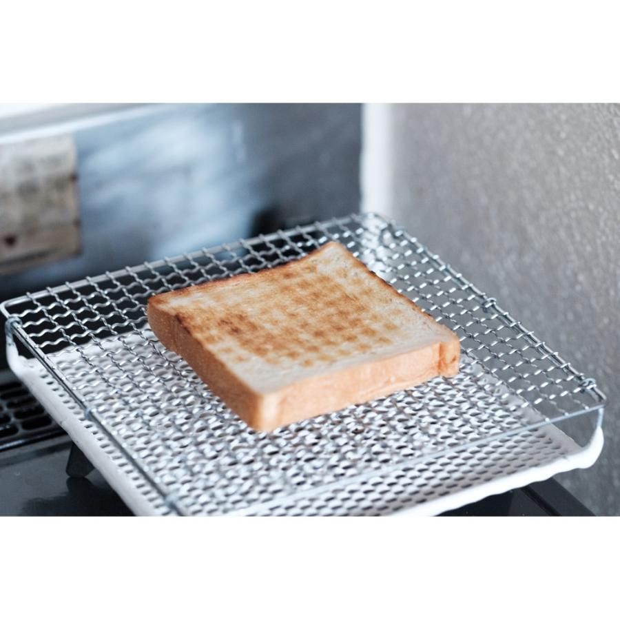 キッチン 家電 鍋 調理器具 キッチンツール ふっくらおいしくパンを焼く お気に入 大サイズ セラミック焼網 WB0527